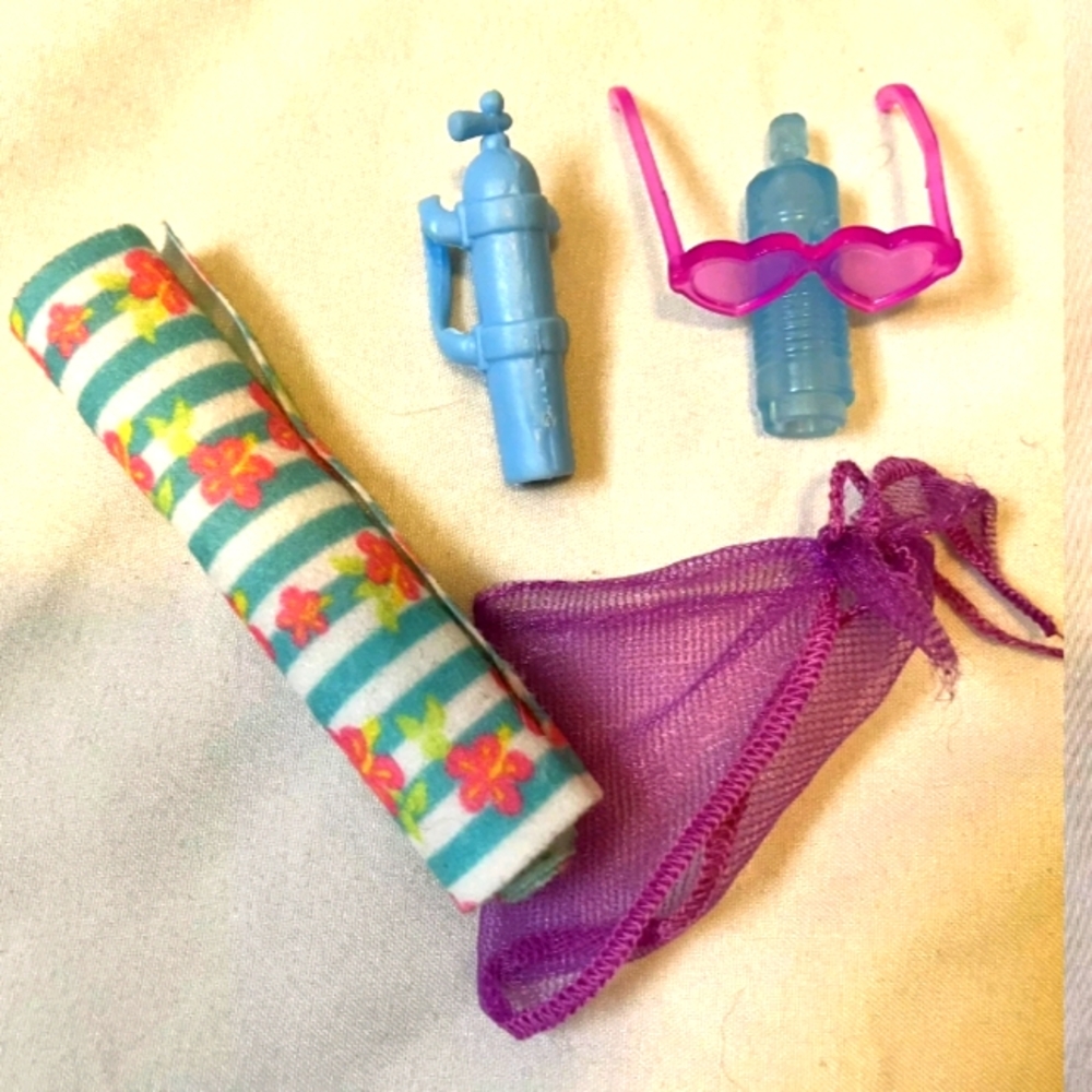 Barbie beach accessories set